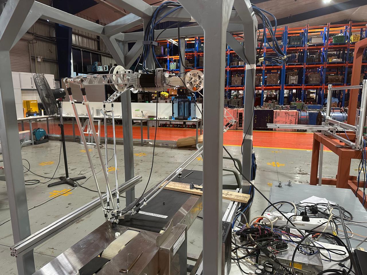 Delta robot setup